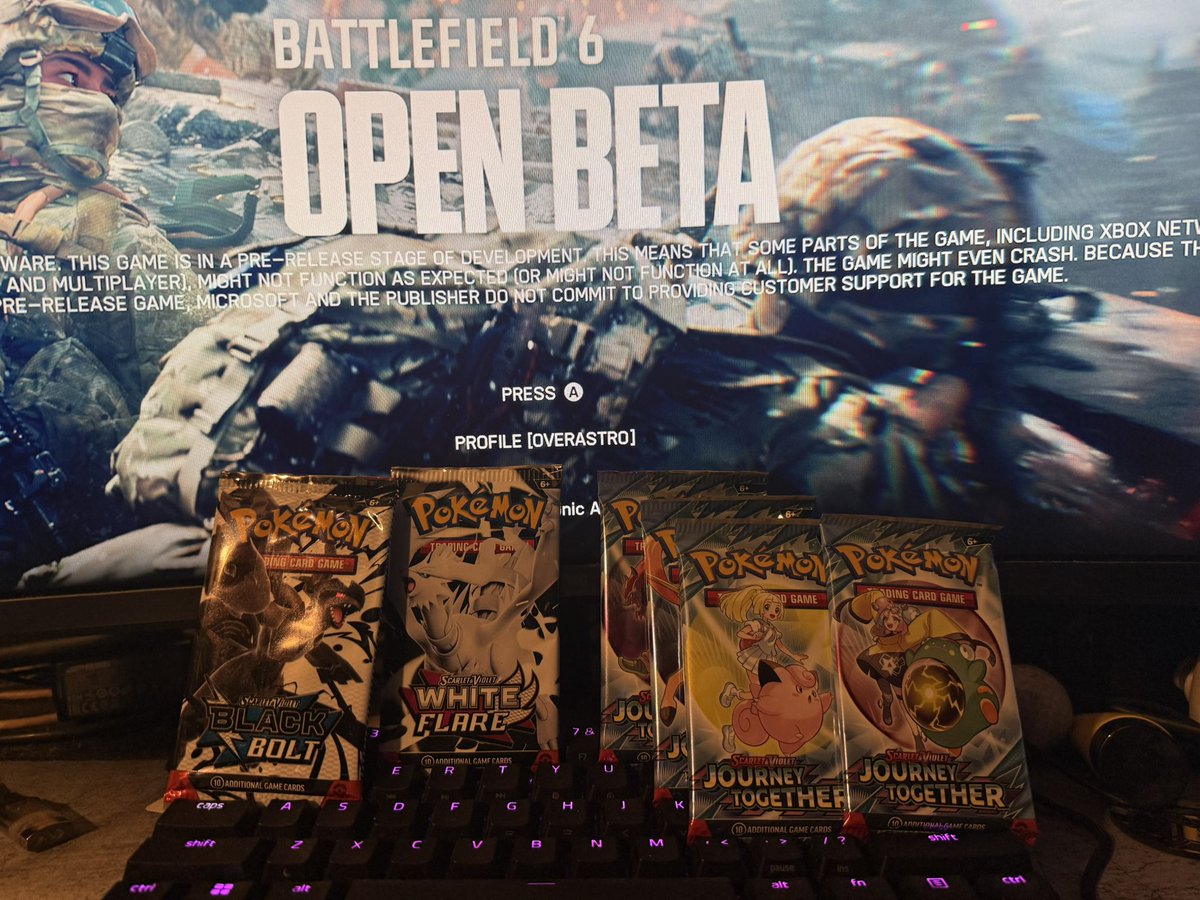 OverAstro's tweet image. BATTLEFIELD 6 AND POKÉMON??? 

twitch.tv/videos/2539843…