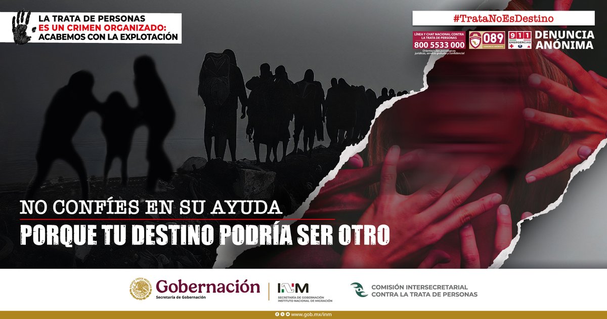 #MéxicoContraLaTrata #CONATRIB