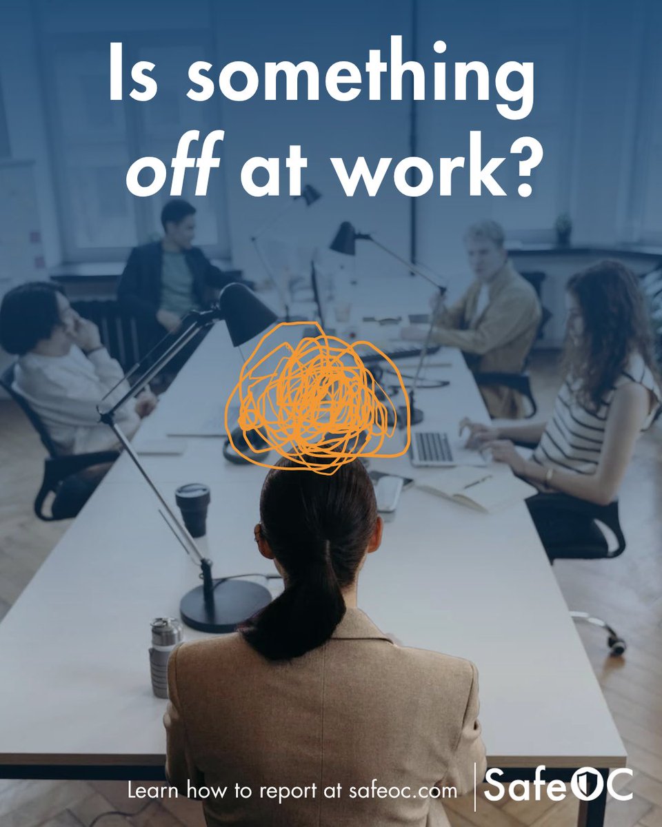 safe_oc's tweet image. 🏢 Something feel off at work?
🚪 Open door in a secure area?
🧍‍♂️ Someone loitering?
📦 Unattended package?

Your instincts matter.
📲 Report it to a supervisor or at SafeOC.com
👀 You are the first line of defense.

#WorkplaceSafety #OCWorkSafe #SafeOC