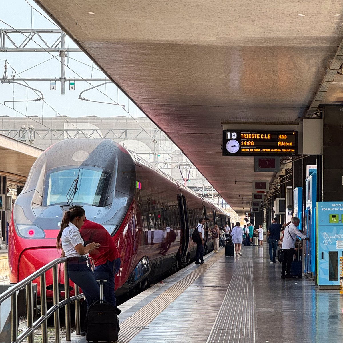 We could have fast trains like this between major cities in the United States, but not until we just add one more lane on the highway…