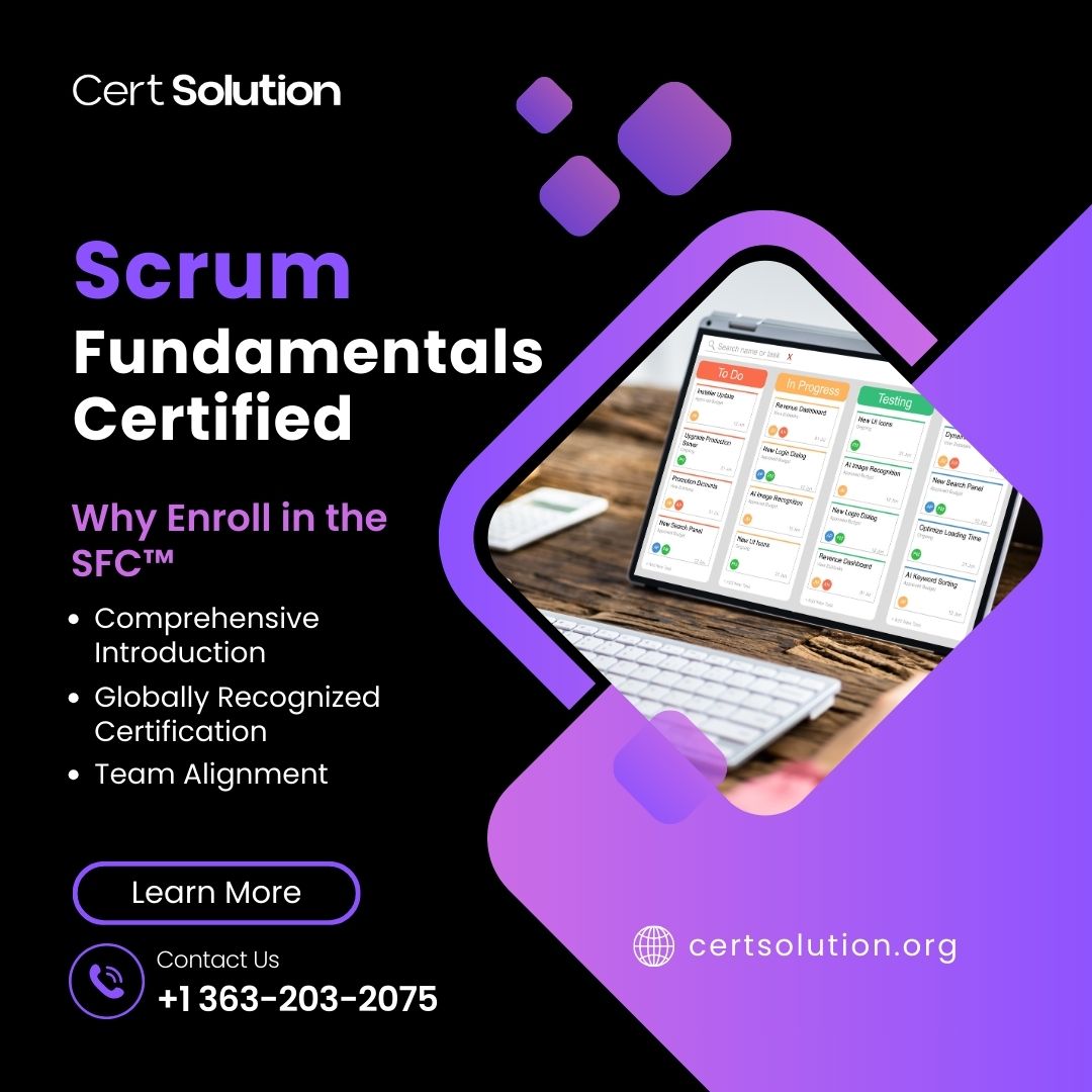 certsolution's tweet image. Learn how to boost teamwork, streamline processes, and deliver value faster. Perfect for beginners ready to kickstart their Scrum journey and make projects a success.

Join Scrum Fundamentals classes!

certsolution.org

#certsolution #scrummaster