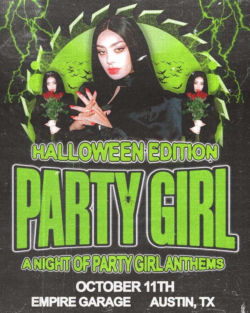 EmpireATX's tweet photo. 🎉JUST ANNOUNCED🎉
Party Girl is BACK at Empire Garage for a special Helloween Edition 👻✨ Join us on October 11 for a night of Party Girl Anthems. Costumes encouraged, dancing mandatory 💃🕺

🎟️ Tickets are ON SALE NOW don’t miss out - https://t.co/vyh6snr8Nu https://t.co/89mBsFSRSS