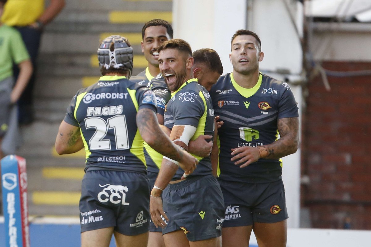 199 essais en <a href="/SuperLeague/">Betfred Super League</a> pour Tommy Makinson après son triplé ce jeudi à Warrington avec les <a href="/DragonsOfficiel/">Dragons Catalans</a> Il devient le 4e meilleur marqueur d'essais de l'histoire de la compétition à égalité avec Wellons et Senior