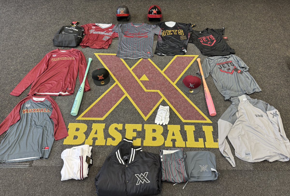 Vauxhall Academy (@vabjets) on Twitter photo Exciting times entering 20th year of operations. 20th Anniversary jersey just arrived! Always fun setting things up for a new crew of Jets. New gear is starting to roll in from <a href="/RawlingsSports/">Rawlings Baseball</a> <a href="/newbalance/">New Balance</a> <a href="/NewEraCap/">New Era Cap</a> Exciting times entering 20th year of operations. 20th Anniversary jersey just arrived! Always fun setting things up for a new crew of Jets. New gear is starting to roll in from <a href="/RawlingsSports/">Rawlings Baseball</a> <a href="/newbalance/">New Balance</a> <a href="/NewEraCap/">New Era Cap</a>