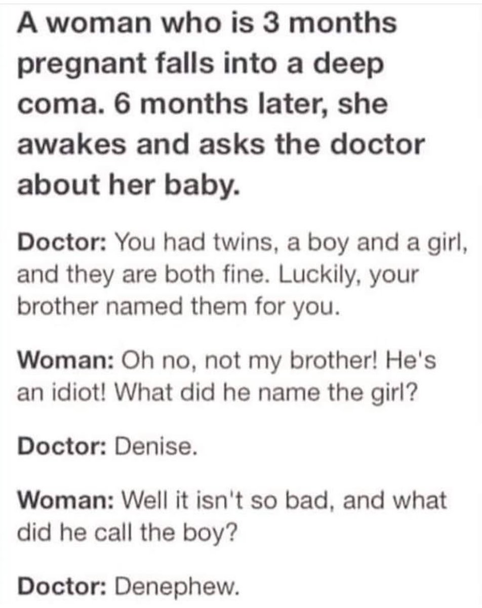 For those who miss a stupid but funny dad joke, here is one for you.