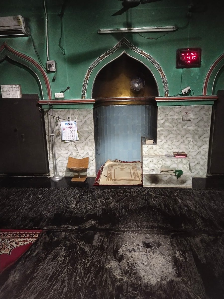 amjedmbt's tweet photo. .@ncbn Sir, some anti-social elements burnt down Jame Masjid in Dupadu Village in Tripuranthakam Manadl in Prakasam District today ie 14th Aug 2025 early morning.Till now no senior officers visited the site to know the facts about why a Masjid was targeted, Request to ask Supritendent of Police, Prakasam District and Collector, Prakasam District to personally visit the site and take necessary action against the perpetrators and also ask the Andhra Pradesh State Wakf Board Officials also to visit the said masjid and take up repairs immediately so that Namaz is started again.
@dgpapofficial @prakasam_police @naralokesh @APPOLICE100 @IPR_AP @AndhraPradeshCM