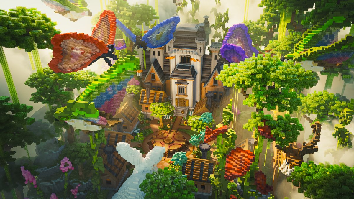 Quick spawn render I did today 🦋
#Minecraft