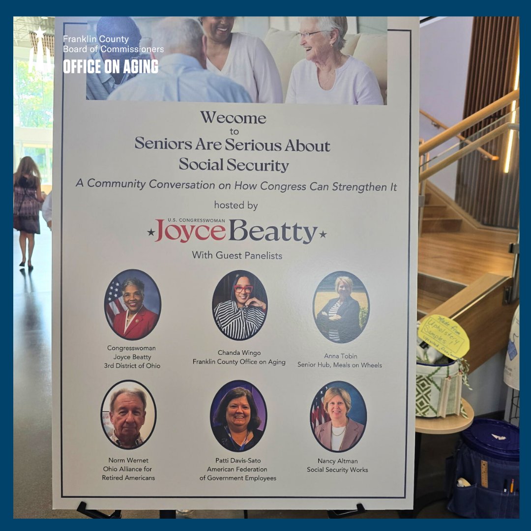 The Fran Ryan Center came alive as Rep. Joyce Beatty, FCOA Dir. Chanda Wingo &amp; community leaders united to protect Social Security. Voices were heard, futures defended.

🎥 Highlights: bit.ly/10tvSeniorsAre…
▶️ Full video: bit.ly/10tvSeniorsAre…
#SocialSecurity #FCOA