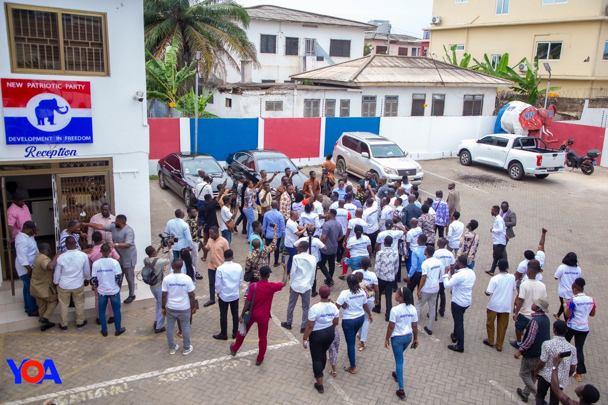 yoadutwum's tweet photo. They were joined by polling station executives, dedicated teachers, and loyal party faithfuls, all led by my campaign chairman, Mr. Oppong Bio.

May this milestone mark the next chapter of our shared vision to eradicate poverty through education. https://t.co/Us7swBVgMw