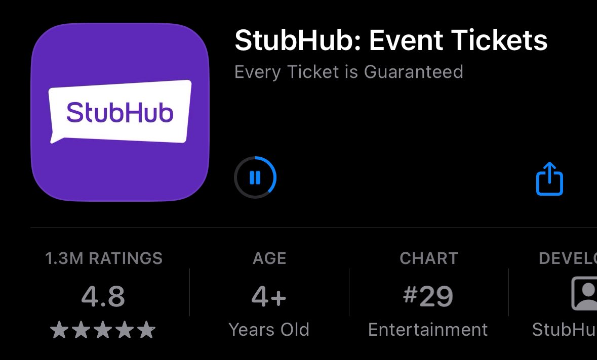 happy fourth birthday, son — here go ahead and order some secondhand resale concert tickets