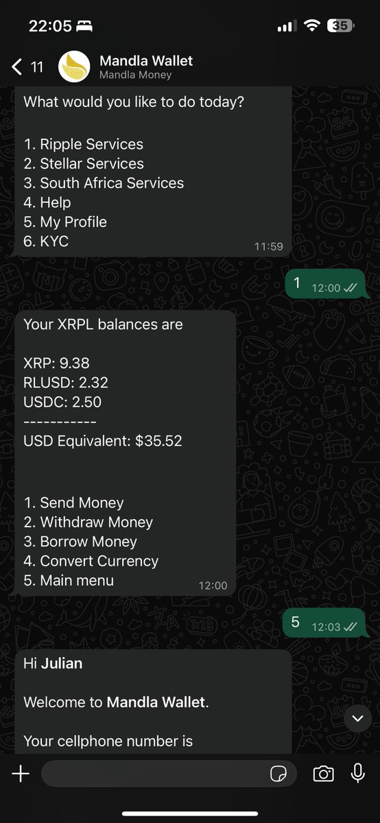 julzthevoice's tweet photo. Mandla Wallet supports various stablecoins (and networks) including RLUSD, USDC, EUROC on XRP Ledger. /3 https://t.co/ayMaYC6KEn