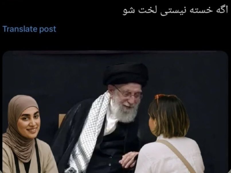 عرزشى مزدور،
اقاتون جرات (🥚🥚)ميكرد  براى اربعين از سوراخش ميومد بيرون، خواسته اش همين بود!!!😂😂😂

#رهبر_بزدل_ترسو 
#عرزشی_عرعر_کن