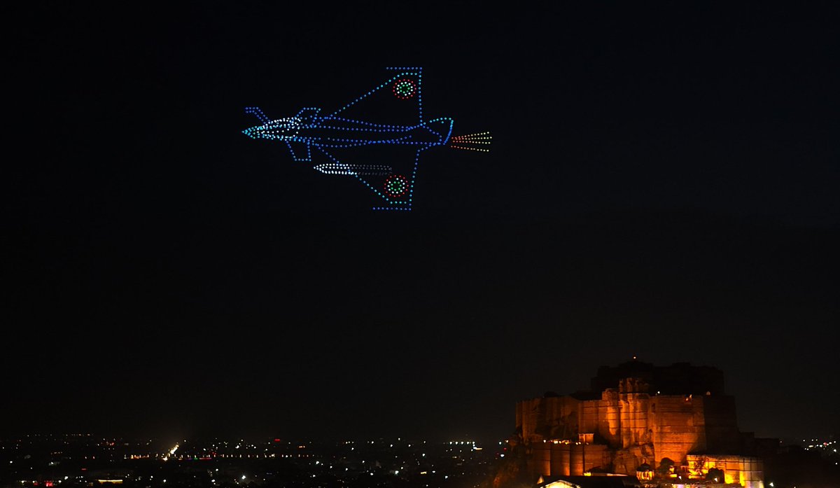 BotLabDynamics's tweet image. We have started our #IndependenceDay celebrations in #Jodhpur.
Stay tuned for full show video!
#BotLabDynamics #DroneShows #OperationSindoor #India #IndependenceDay2025 #IndianArmy #Rajasthan #IndependenceDayIndia #JaiHind