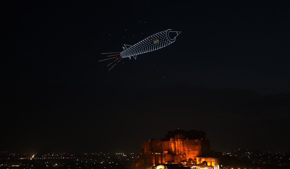 BotLabDynamics's tweet image. We have started our #IndependenceDay celebrations in #Jodhpur.
Stay tuned for full show video!
#BotLabDynamics #DroneShows #OperationSindoor #India #IndependenceDay2025 #IndianArmy #Rajasthan #IndependenceDayIndia #JaiHind