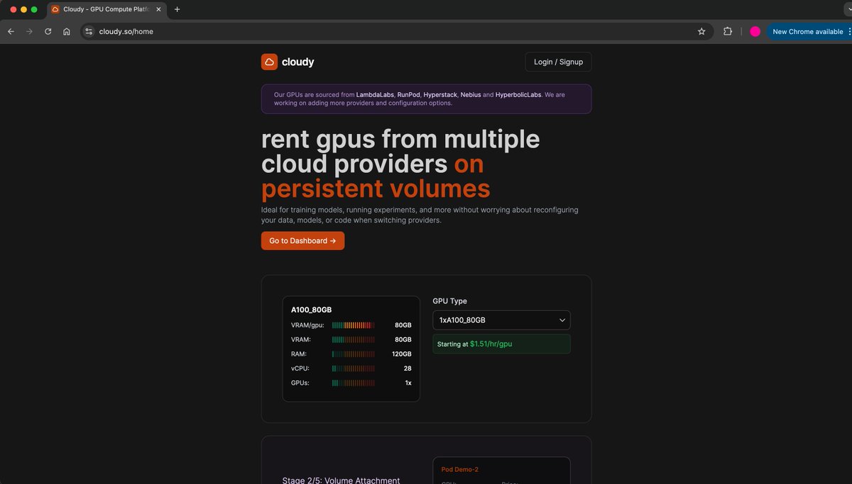in the next few weeks, i'm going to build the world's most convenient tools for training models, from fast throughput 500TB multi-region network volumes, short-term gpu nodes, llm/image eval tools, huggingface dataset/model caching, and so much more.