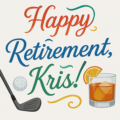 StandardChange's tweet photo. We’ve got a card that needs your signature!
After 37 years, Kris Kious is hanging up his screwdriver... and replacing it with a driver on the golf course!
Come to Booth #2937 at Clean Show 25 to sign his retirement card, join us in wishing him well, and share a story! #retire https://t.co/NsN9cvvbNt