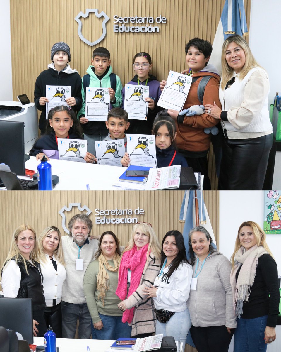 🏅Olimpíada Ñandú | 54 estudiantes municipales pasaron a la ronda regional

🎖️7 menciones de honor: Marlene C. Minetti, Milton J. López, Sebastián G. Olguín, Gabriel I. Kappes, Bautista N. Mira, Sherezade N. Banega y Romina M. Maza Guevara.
¡Felicitaciones! 👏