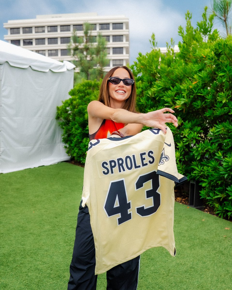 Kay Adams (@heykayadams) on Twitter photo GOLD <a href="/Saints/">New Orleans Saints</a> JERSEYS ARE HERE!!!!
This clears. Yes sir. Top tier. Obsessed.
When should they wear them?! GOLD <a href="/Saints/">New Orleans Saints</a> JERSEYS ARE HERE!!!!
This clears. Yes sir. Top tier. Obsessed.
When should they wear them?!