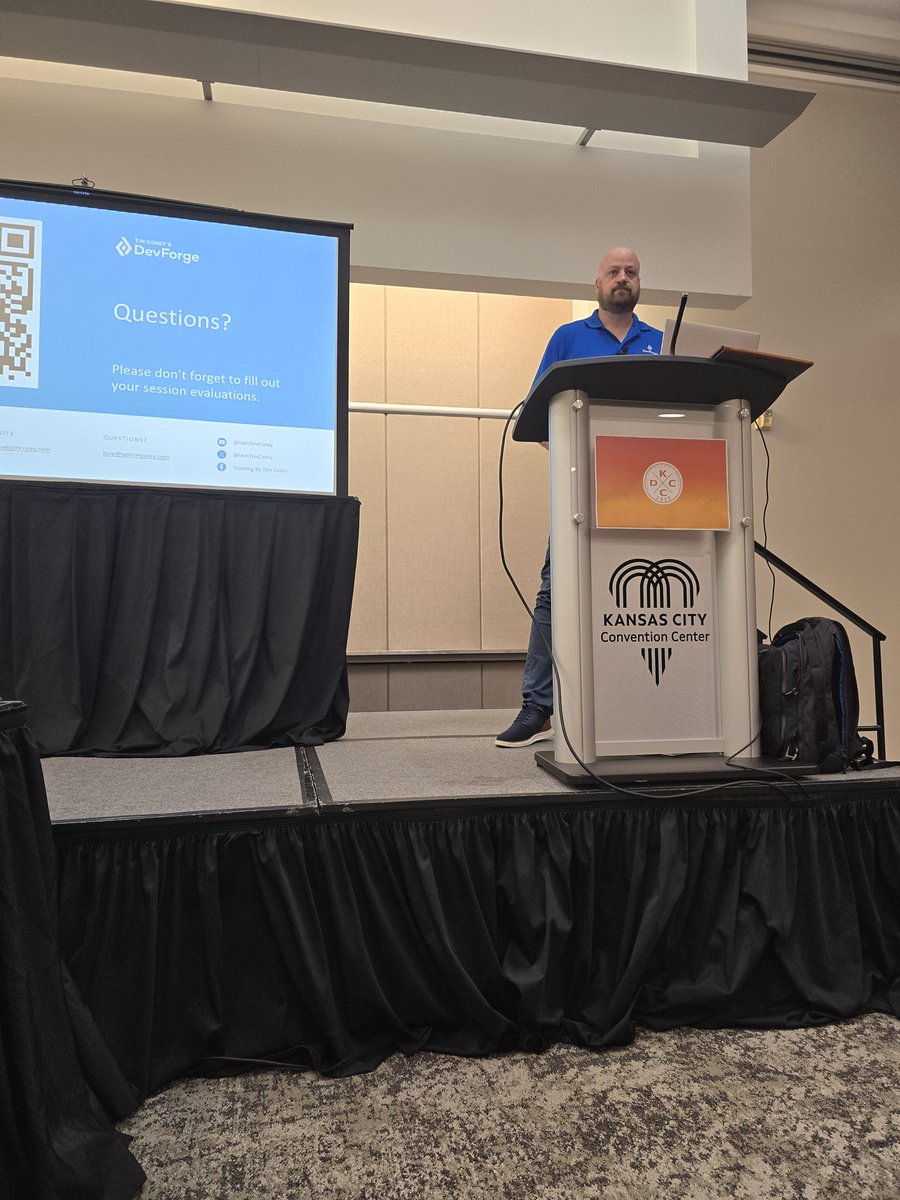 Meniouss's tweet image. Just sat thru How To Build a Better Team by @IAmTimCorey at #kcdc2025. This was a great talk! It helped to prepare me for when I take over a leadership role at my job.