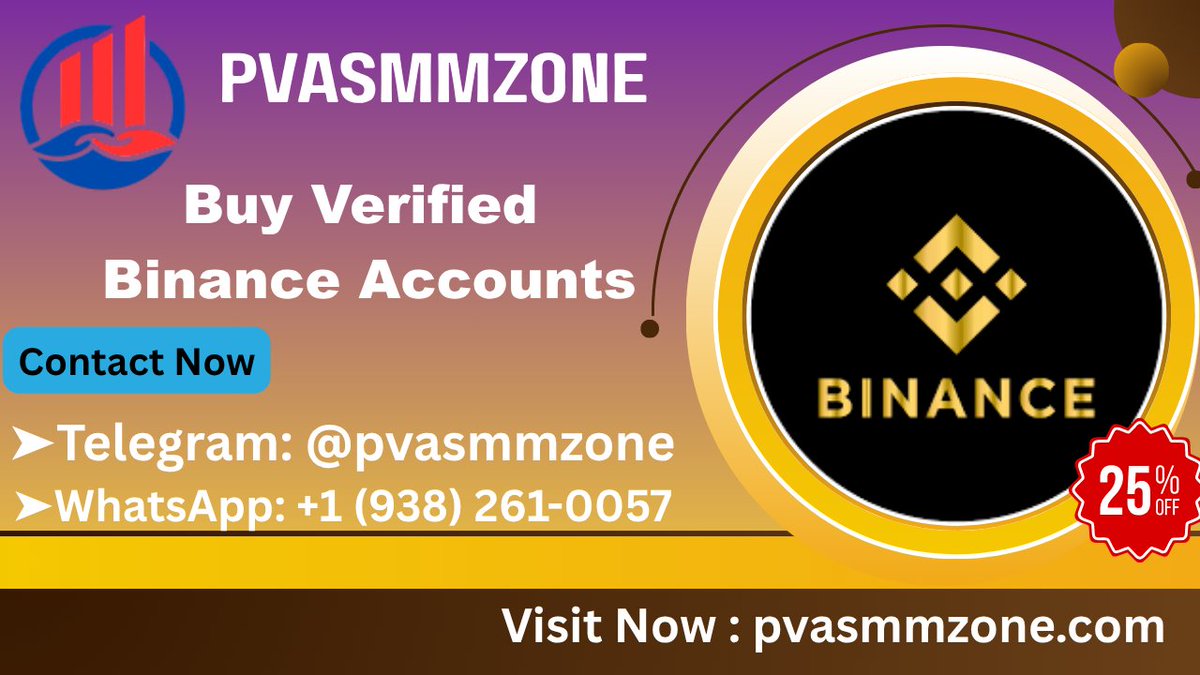 JosephCook66847's tweet photo. Buy Verified Binance Account - Merchant, P2P, Verified Plus

Visit Now : https://t.co/PlO3fLQPrh

Contact Now 
➤Telegram: @pvasmmzone
➤WhatsApp: +1 (938) 261-0057 https://t.co/FhpwDEwj0w
