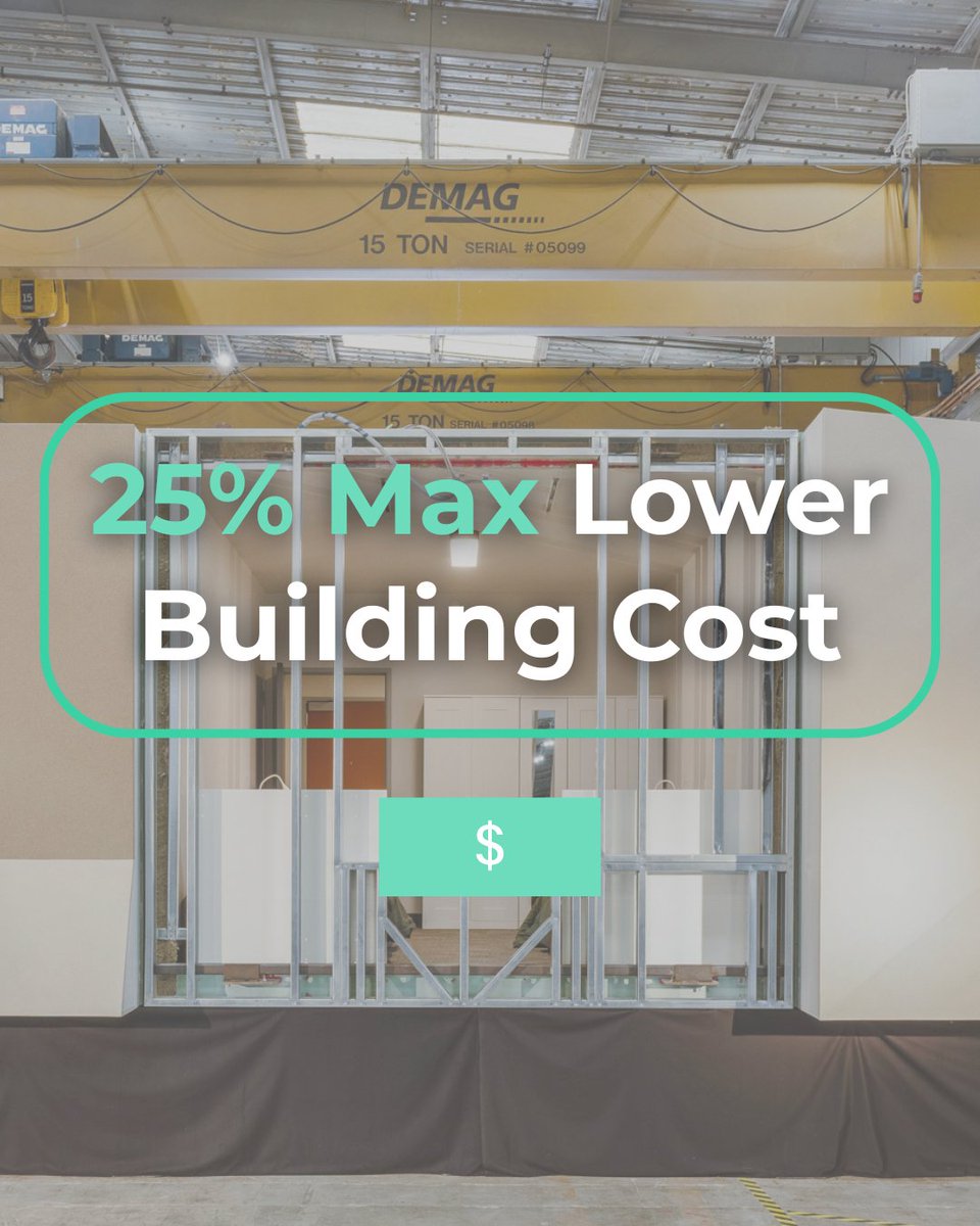 FSModular's tweet image. Why go modular?
Because it’s faster, more efficient, and built to meet the demands of today’s construction challenges.
Modular changes the game 👉 click through to see how.
🔗: bit.ly/40nd1bM
#FullStackModular #AEC #ModularConstruction #Architecture #Construction