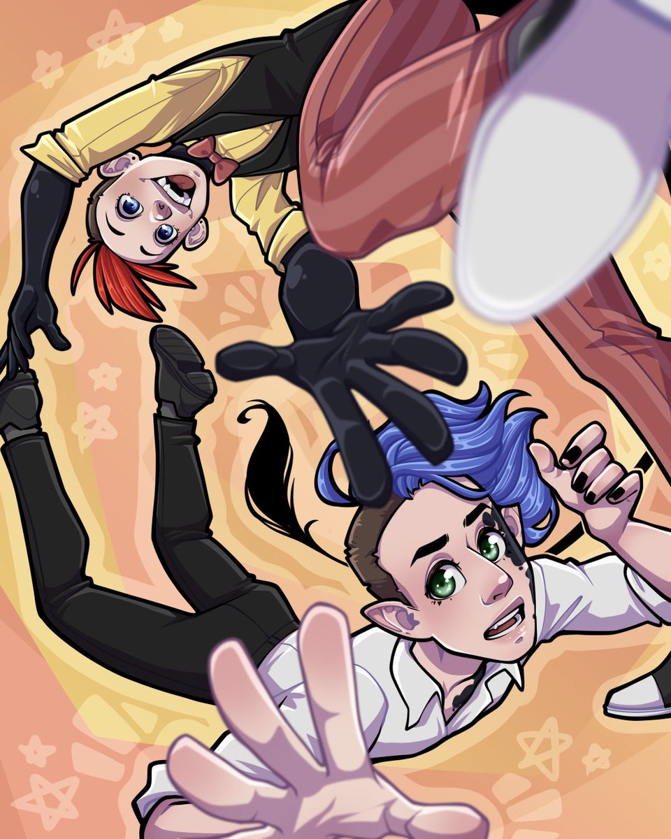 Art Fight Attack: Vince and Theo

My last art fight attack! Squeezed in one more at the last minute for the lovely <a href="/Wolfpai_Daily/">🤡 Wolfpai 🦷</a>  who's silly lil guys keep showing up on my Instagram feed