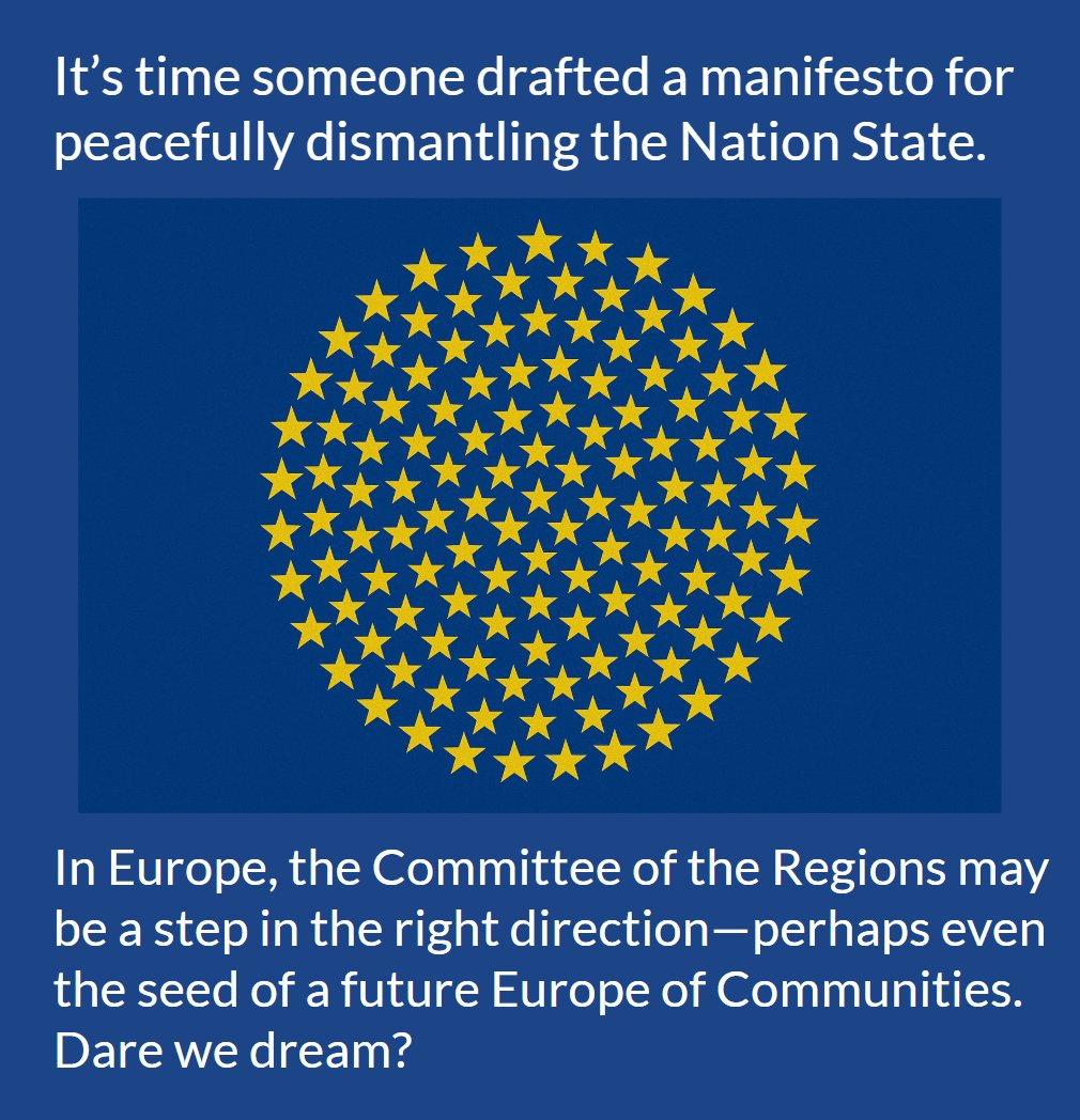 MatthiasLocker's tweet image. #Localism #PostNationState #CommunityFirst