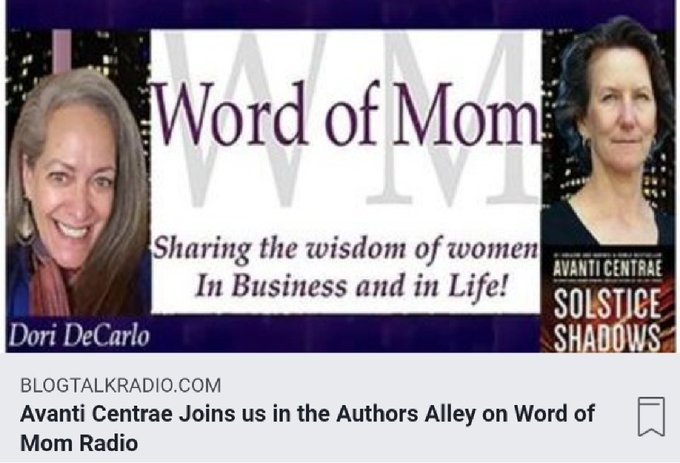 avanticentrae's tweet photo. What a fun show discussing #bestselling #VanOps #thriller #SolsticeShadows with @WoMMediaNetwork! #wordofmom #blogtalkradio #podcast #spotify #iheartradio #iTunes #feedlot https://t.co/XsjPmTBfw8 https://t.co/EcXQqkXITP
