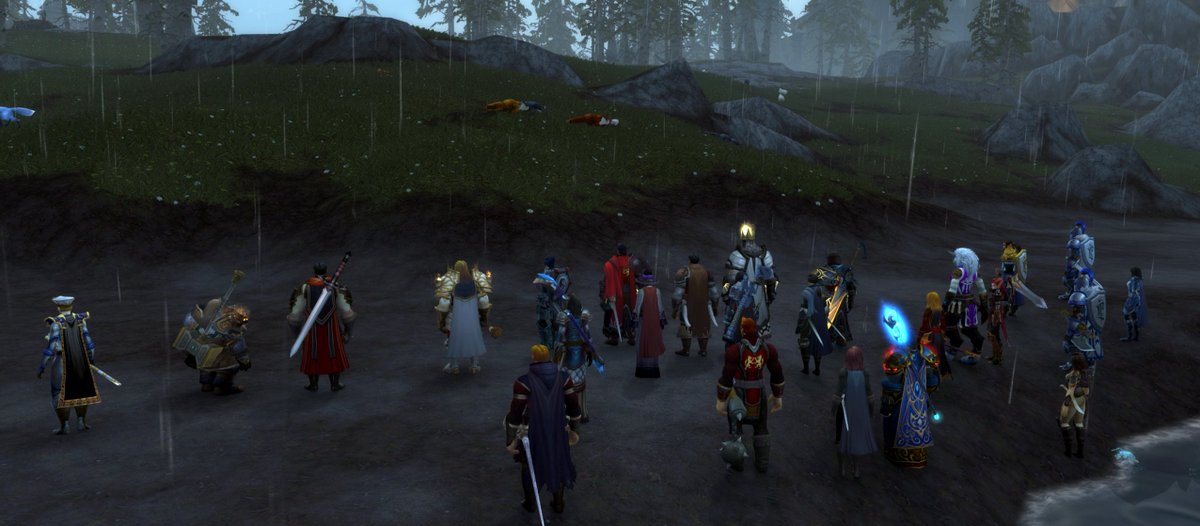 Community Event: 'Cragchain Resurfaced':
A member of the Red Dawn that had escaped to Gilneas, finally met Stromic justice! 
#worldofwarcraft #roleplay #community #stromgarde #argentdawneu #rp #thewarwithin #warcraft