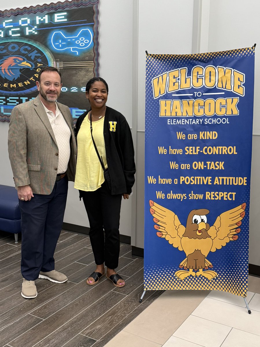 It’s an honor to have our superintendent stop by! Thank you for your support as we kick off the school year strong. #MissionExcellence #CFISDSpirit