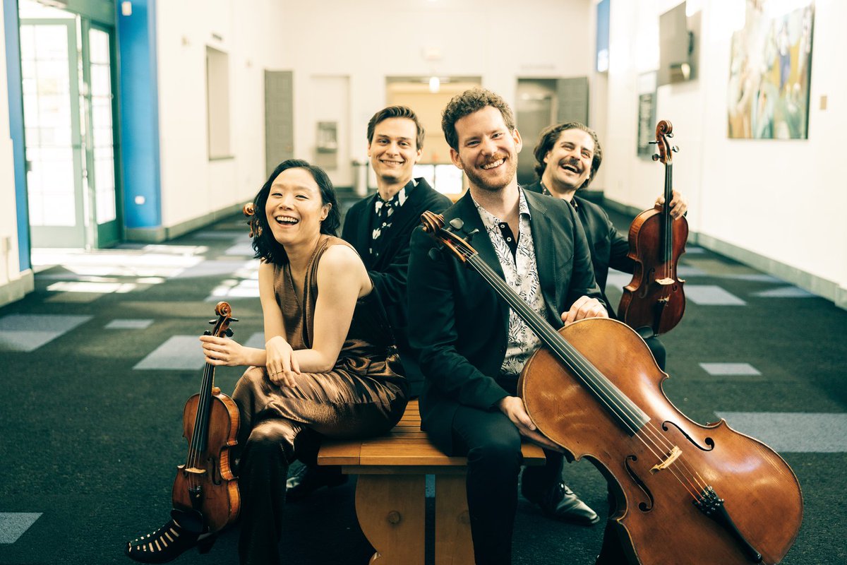 MorrisMuseumNJ's tweet photo. Courtney Smith previews Tesla Quartet's Aug. 23 outdoor concert which will feature works by Haydn, Grażyna Bacewicz &amp; Fanny Mendelssohn Hensel. 

Read the full story: https://t.co/BSJEYRlcdO https://t.co/2alHeaugPT