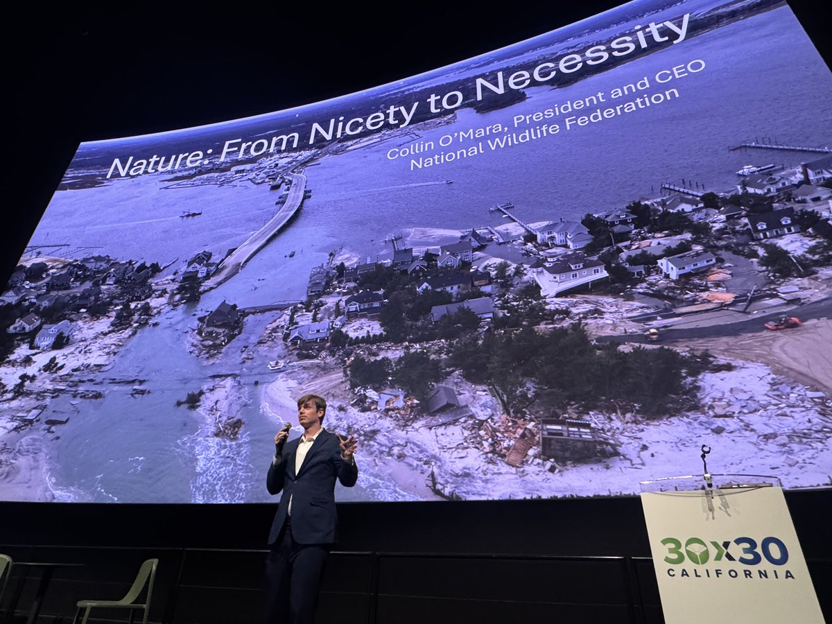 “There is a patriotism to loving a place. We need to think of nature as a necessity, not a nicety. When we save wildlife we save ourselves.”

<a href="/Collin_OMara/">Collin O'Mara</a> President and CEO, <a href="/NWF/">National Wildlife Federation</a> at the California 30x30 Partnership Summit