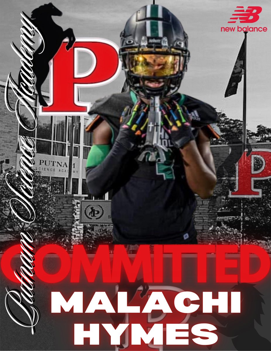 Excited to announce that I will be reclassifying to c/o 2027. I will be playing <a href="/PSA_Mustangs/">Putnam Science Academy</a> Thank you <a href="/PSAFootball_/">Coach Mook</a>  for the opportunity. It’s only up from here.