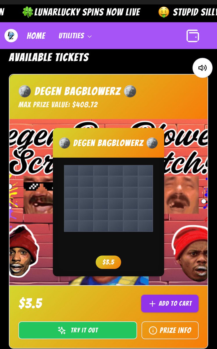✨The LunarVerse ☄️ (@lunardollznft) on Twitter photo 🤑🎁 It’s Giveaway TIME in the lunarVerse and this time we are pushing $50 worth of “Degen Bag Blowers” Scratcher tickets 2X winners ($25 worth of tickets each)
✅ Qualifications. 🧡➕🔄➕ Tag 3 Friends, Follow <a href="/LunardollzNft/">✨The LunarVerse ☄️</a>
🤑 There is some huge prizes up for grabs this could 🤑🎁 It’s Giveaway TIME in the lunarVerse and this time we are pushing $50 worth of “Degen Bag Blowers” Scratcher tickets 2X winners ($25 worth of tickets each)
✅ Qualifications. 🧡➕🔄➕ Tag 3 Friends, Follow <a href="/LunardollzNft/">✨The LunarVerse ☄️</a>
🤑 There is some huge prizes up for grabs this could