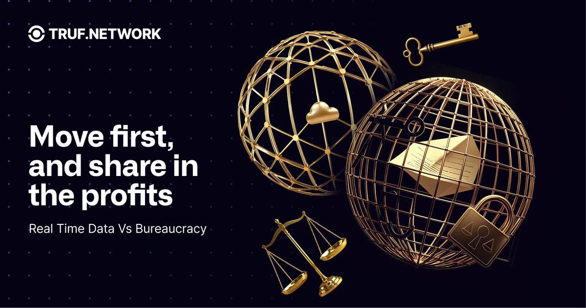 TRUFNETWORK's tweet image. Your portfolio is only as fast as your data.

Markets don&apos;t wait. Those who use real-time data move first.

Those who are first share the profits, those who are late share the losses.

Which side do you want to be on?