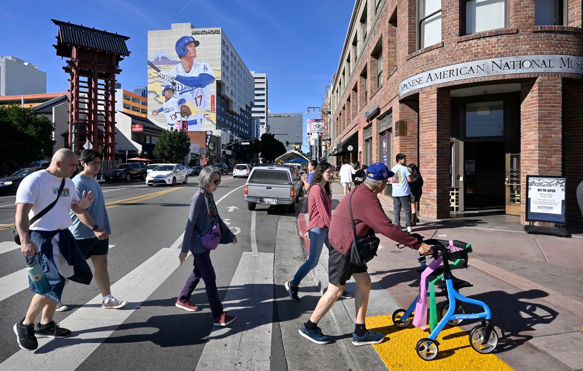 History is now repeating itself. Today’s ICE raid in Little Tokyo happened right outside of the Japanese American National Museum. During World War II, this exact street corner was used as an “assembly center” to ship Japanese Americans off to internment camps.