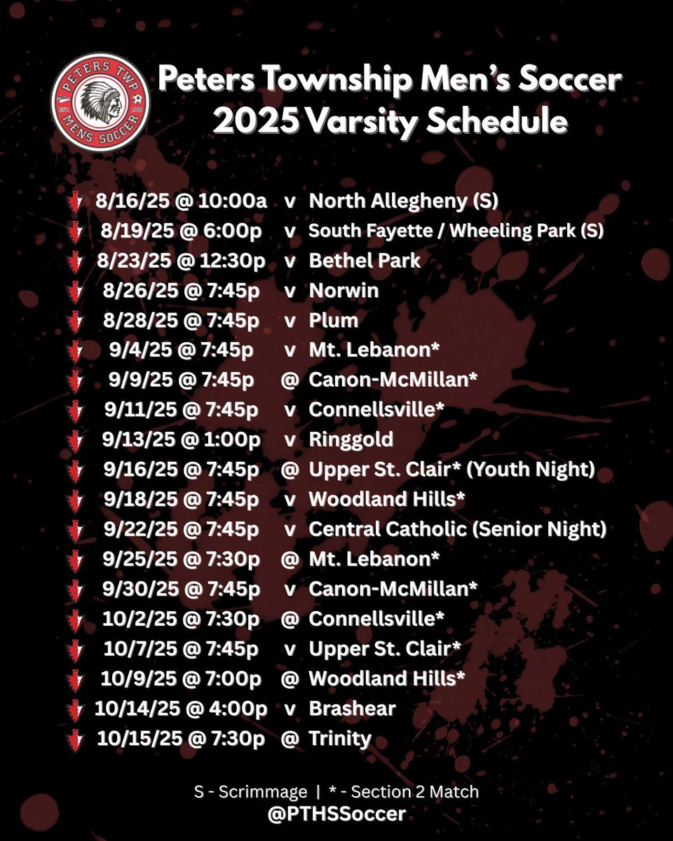 PTHSSoccer's tweet photo. Our 2025 campaign is almost upon us! #ptpride https://t.co/iv4wCMp9gx