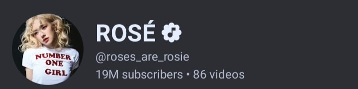 AboutmusicRose's tweet photo. ROSÉ becomes the first female K-pop soloist to surpass 19 million subscribers on YouTube https://t.co/ufXQ1Ke8Fx