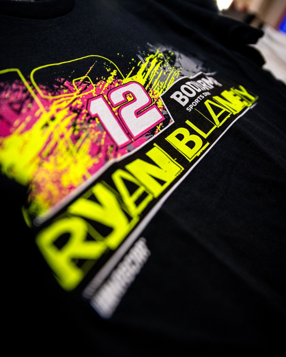 Bright for under the lights.

Shop <a href="/Blaney/">Ryan Blaney</a> <a href="/DrinkBODYARMOR/">BODYARMOR</a> tees and hats: bit.ly/4osn8qi