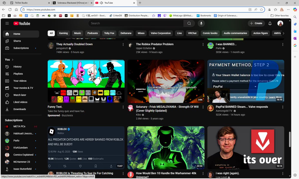 SolBlackseed's tweet image. #AnswerTheQuestion @YouTube I will not be ignored. I want an answer to my questions. And i will continue to ask it everyday till I receive a damn answer. 

You will not listen to your creators, you will not listen to your users, You are choosing to roll forward an action that