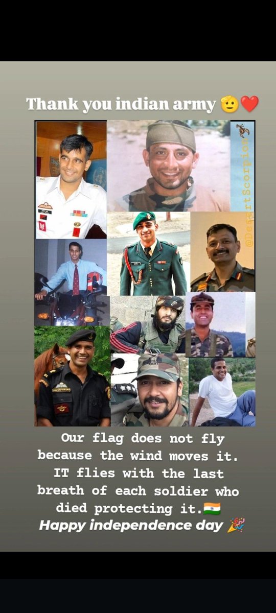 Priti2902's tweet photo. Our real heroes 🫡🇮🇳❤️ 
#thankyouindianarmy
#IndependenceDay2025 
#JaiHind https://t.co/3gGUBZy8jH