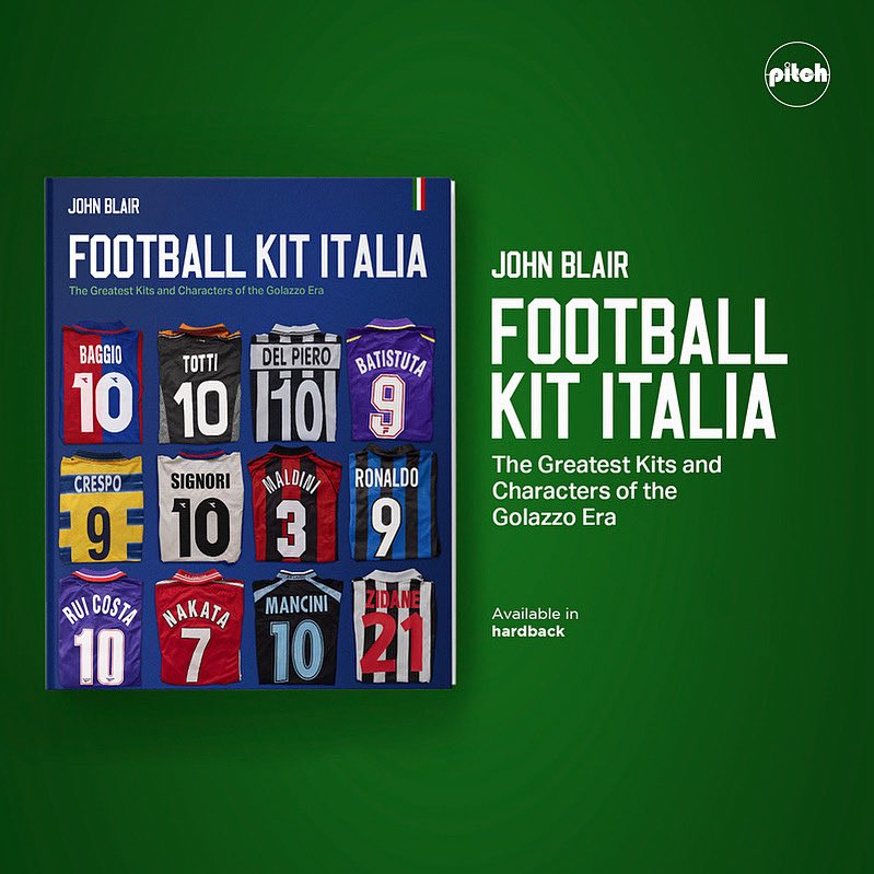 John’s book ‘Football Kit Italia’ is out on Monday and is a treasure trove of images and stories from the greatest era in football. We can’t recommend it enough.