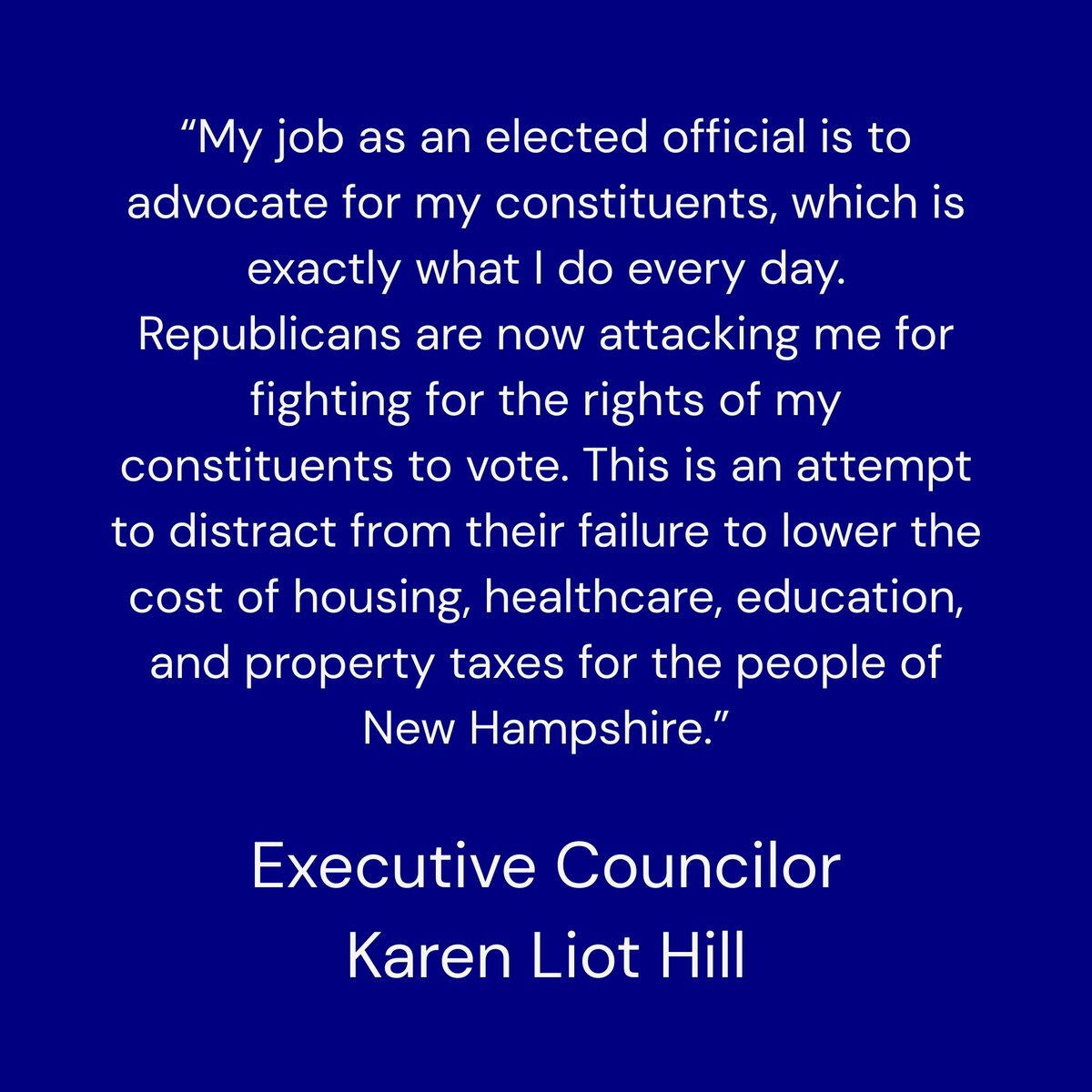 Karen Liot Hill tweet media