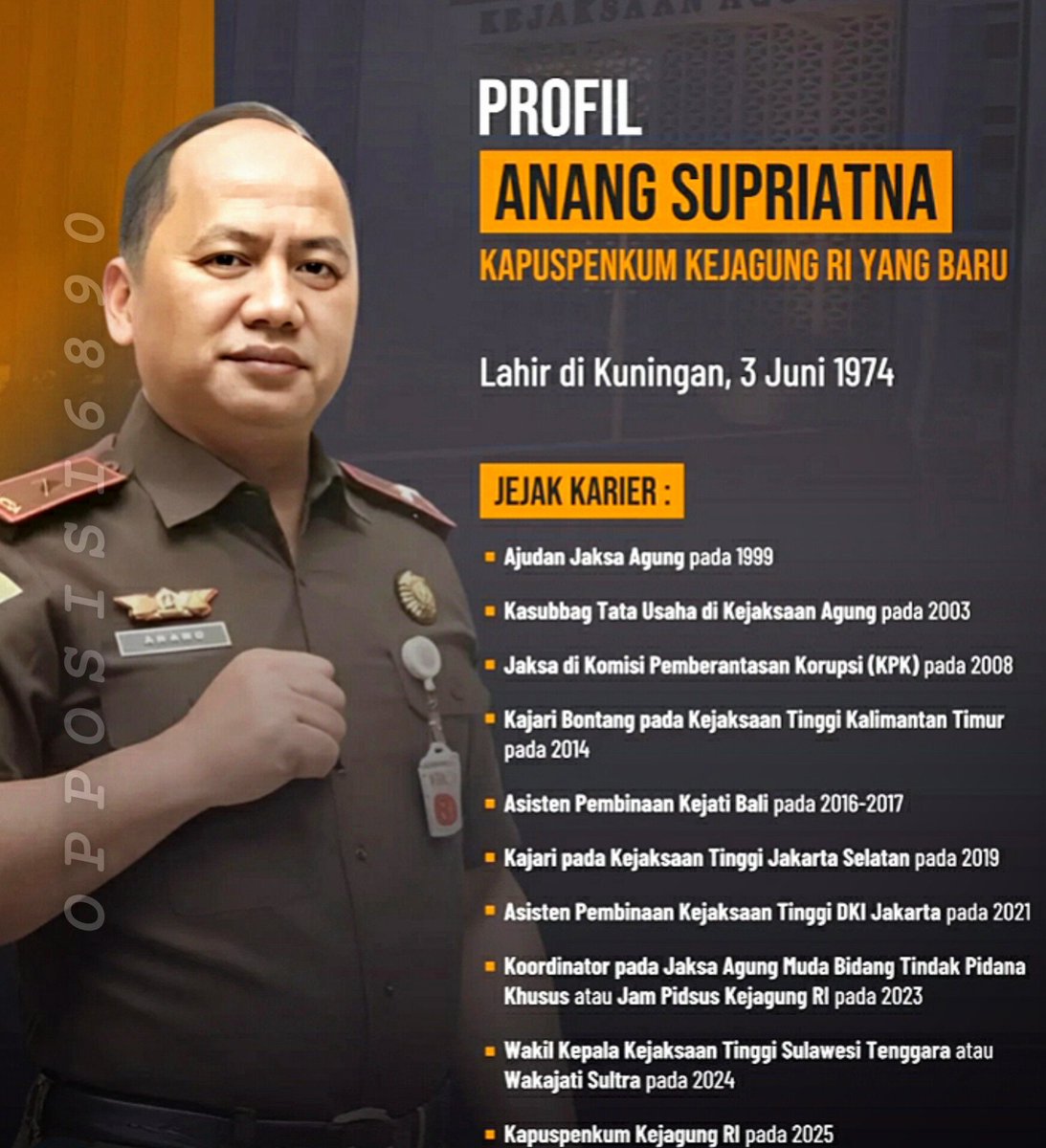 Di balik mangkraknya eksekusi Silfester, mencuat fakta bahwa Kepala Kejari Jaksel medio 2019 lalu, kini sudah menjadi petinggi Kejaksaan Agung (Kejagung).
Ia adalah Anang Supriatna,yang kini menduduki posisi strategis sebagai Kepala Pusat Penerangan Hukum (Kapuspenkum) Kejagung.