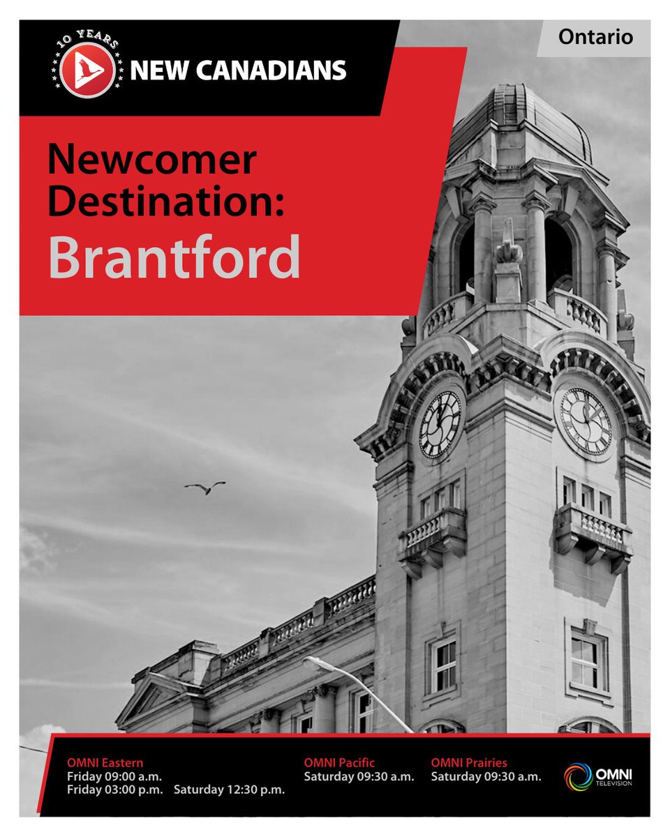 New Canadians (@newcdns) on Twitter photo On #NewCanadiansTV show this week on #OMNITelevision, we air a special episode on the <a href="/CityofBrantford/">City of Brantford</a> & how it offers an enriching blend of nature, opportunity & culture for immigrants seeking fulfilling lives & careers.
Airtimes: buff.ly/ViAJLyq
#TVShowForNewcomers On #NewCanadiansTV show this week on #OMNITelevision, we air a special episode on the <a href="/CityofBrantford/">City of Brantford</a> & how it offers an enriching blend of nature, opportunity & culture for immigrants seeking fulfilling lives & careers.
Airtimes: buff.ly/ViAJLyq
#TVShowForNewcomers
