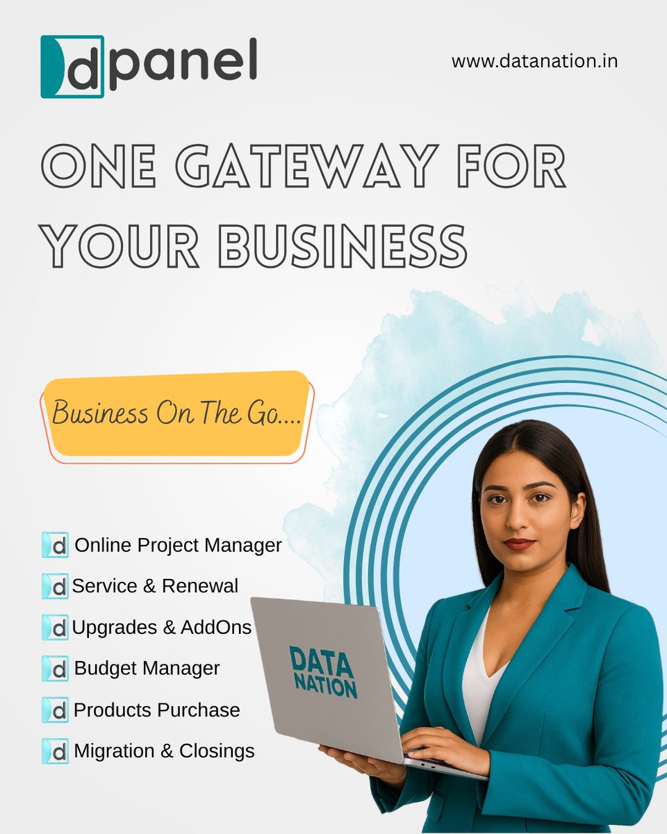 datanation_in's tweet image. One gateway for access your all projects and products in dPanel #datanation