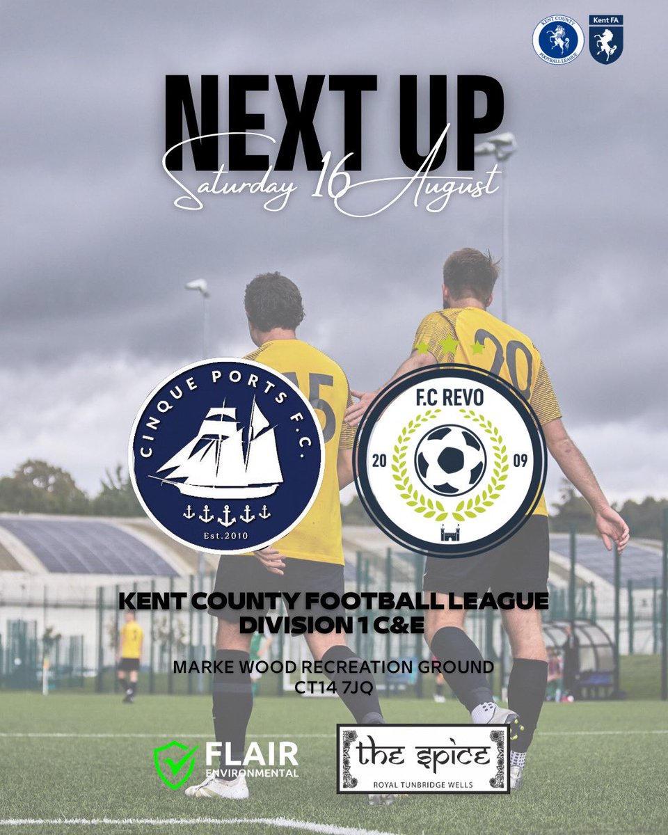 FC Revo (@_fcrevo) on Twitter photo ππ’π ππ‘π π¦π’π’π‘
The season opener π€©
We head to the Coast to kick off the new campaign, coming up against <a href="/CinquePorts2010/">Cinque Ports FC</a> for the very first time!
All support welcome!
#UTR #COYR ππ’π ππ‘π π¦π’π’π‘
The season opener π€©
We head to the Coast to kick off the new campaign, coming up against <a href="/CinquePorts2010/">Cinque Ports FC</a> for the very first time!
All support welcome!
#UTR #COYR
