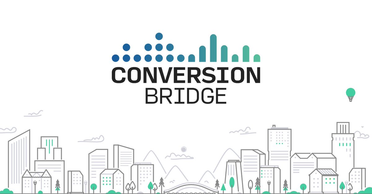 Derek Ashauer (@derekashauer) on Twitter photo Almost 2 years in, I still really like my branding for <a href="/ConversionWP/">Conversion Bridge</a>
The cityscape feels a little unrelated, it was just the first image with a bridge I liked Almost 2 years in, I still really like my branding for <a href="/ConversionWP/">Conversion Bridge</a>
The cityscape feels a little unrelated, it was just the first image with a bridge I liked