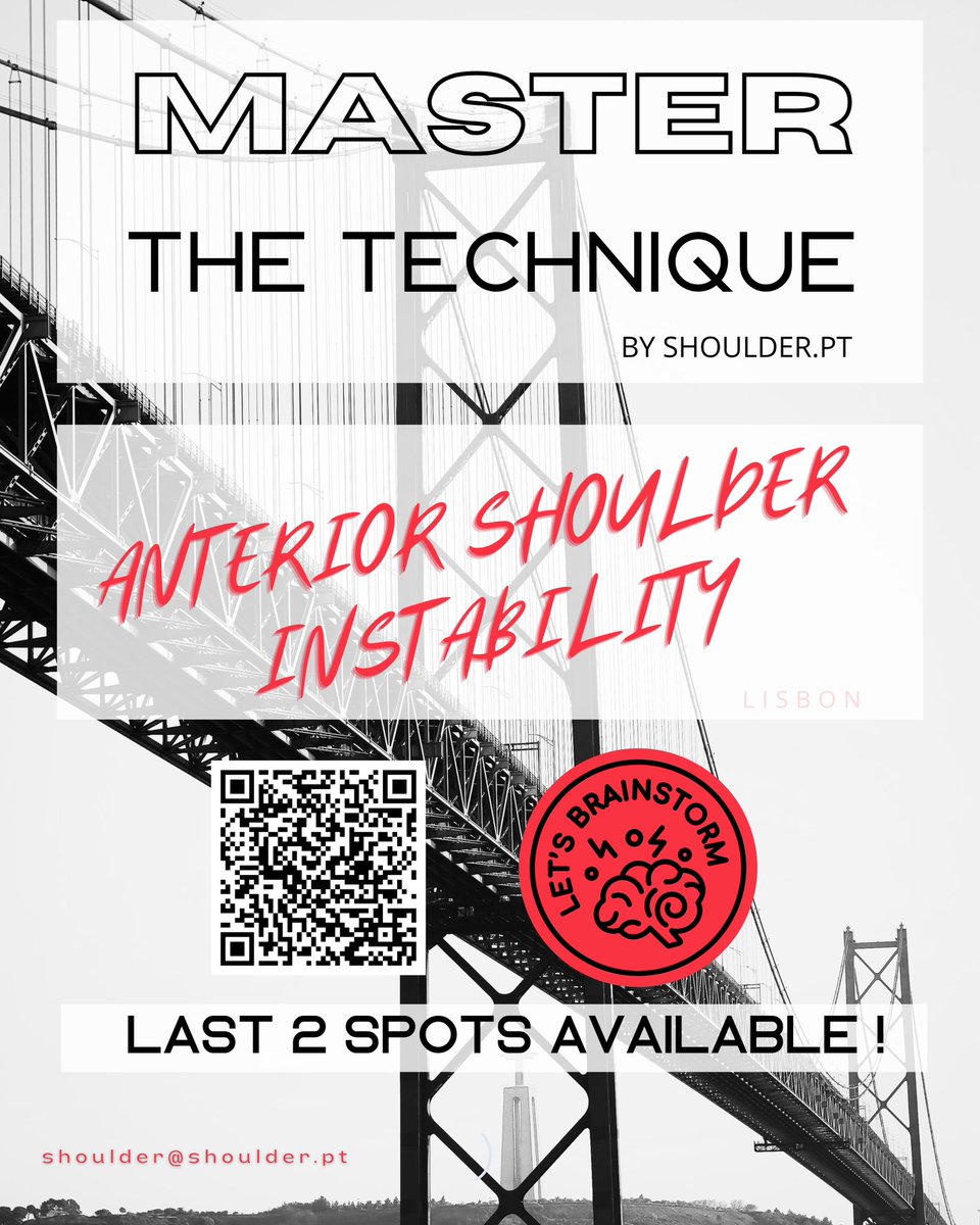 Clara Campos Azevedo, MD, PhD (@c_l_a_r_a_az) on Twitter photo Two spots still available for our Cad lab international advanced shoulder course with lectures and re-lives of DAS, Hill-Sachs remplissage, bony block procedures, subscapularis augmentation, Latarjet, and open Latarjet 🔥
shoulder.pt/master-the-tec…
<a href="/angelo_catarina/">Ana Catarina Ângelo</a>
<a href="/shoulderptuga/">SHOULDER.PT</a> Two spots still available for our Cad lab international advanced shoulder course with lectures and re-lives of DAS, Hill-Sachs remplissage, bony block procedures, subscapularis augmentation, Latarjet, and open Latarjet 🔥
shoulder.pt/master-the-tec…
<a href="/angelo_catarina/">Ana Catarina Ângelo</a>
<a href="/shoulderptuga/">SHOULDER.PT</a>