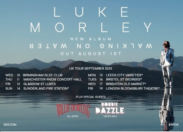 VIP TICKETS ALERT!!! VIP TICKETS ALERT!!!
VIP tickets for the tour are now SOLD OUT in London and numbers are low for the remaining shows so if any of you are wanting to meet the band and watch soundcheck, don't hang around as they won't be there for long!
lukemorleyonline.com/gigs